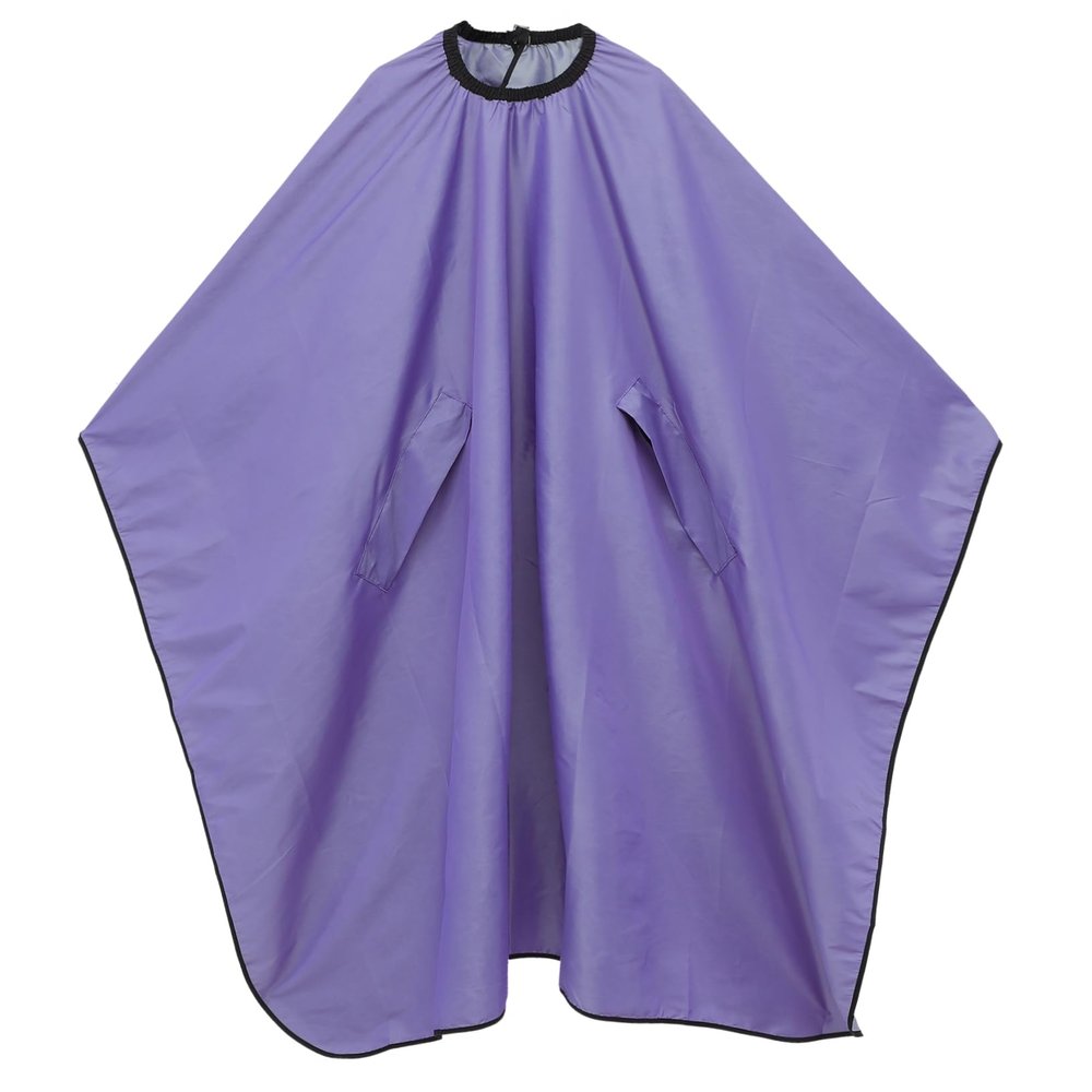 Beatifufu 1pc Professional Hairdressing Cape for Salon Use Barber Gown Purple Lightweight Material for Hair Cutting and Styling