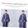 Beatifufu 1pc Professional Hairdressing Cape for Salon Use Barber Gown Purple Lightweight Material for Hair Cutting and Styling view 3