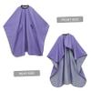Beatifufu 1pc Professional Hairdressing Cape for Salon Use Barber Gown Purple Lightweight Material for Hair Cutting and Styling view 4