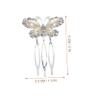 Beatifufu 3Pcs Rhinestone Bridal Hair Comb Elegant Wedding Hair Accessories for Women Sparkling Rhinestone and Pearl Design for Charming Hairstyles view 4