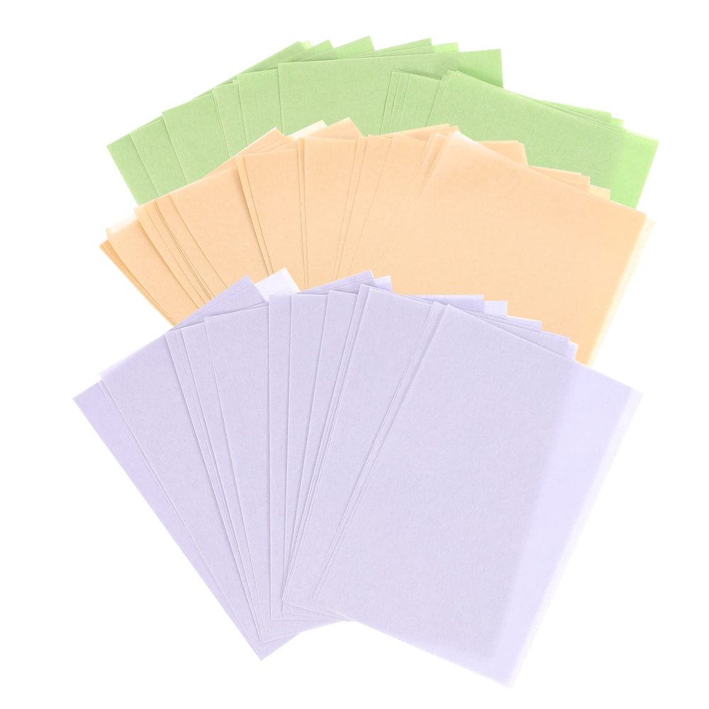 Beatifufu Oil Control Blotting Paper Portable Oil Absorbing Sheets for Face Quick Removal No Residue Green Tea Lavender Scents for Skin