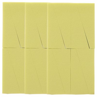Beatifufu 24pcs Gradient Nail Art Sponges Soft Multi-sided Applicators for Manicure and Nail Design for Blending and Fading Tools for Home and Salon Use