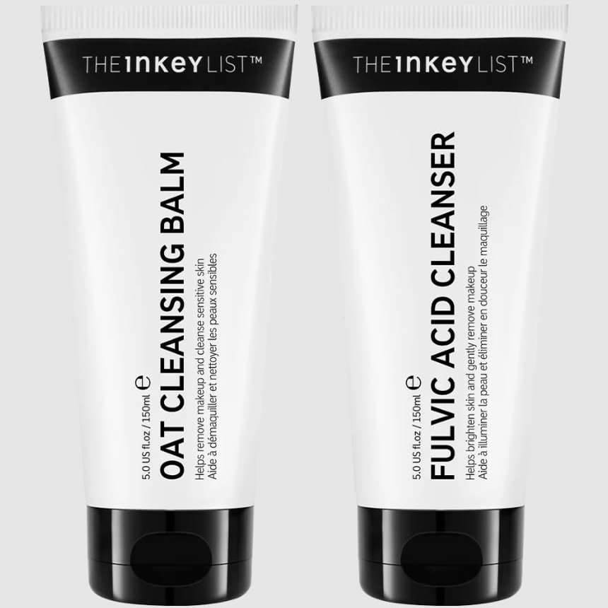The INKEY List Double Cleanse Duo, 5 Fl Oz (Pack of 2), Clear