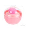 Beatifufu Child- Powder Puff Box 2pcs Makeup Powder Containers for Boys and Girls Adults Talcum Applicators view 3
