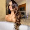 UIOKLMJH Ombre Lace Front Wig Human Hair Wigs For Women Body Wave Lace Front Wig Lace Frontal Wig T1B 4 30 20inches#180 Density 4X4 Wig view 2