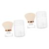 FRCOLOR 2pcs Nail Cleaning Brush for Manicure and Pedicure Portable Fingernail Dust Brush Soft Bristles Ergonomic Handle for Easy Use for Nail Art and Makeup Application view 1
