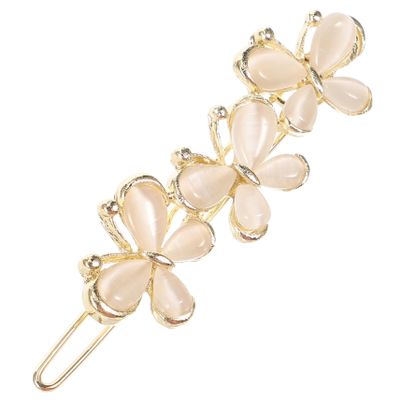 HAKIDZEL Cute Rhinestone Flower Hair Clip for Girls Women Zircon Hairpin Accessory for Party Banquet Wedding