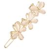 HAKIDZEL Cute Rhinestone Flower Hair Clip for Girls Women Zircon Hairpin Accessory for Party Banquet Wedding view 1