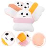 FRCOLOR 3pcs Makeup Sponge Puff Dual-use Candy Powder for Wet Dry Application Soft Cosmetic Sponges for Foundation and Concealer view 3