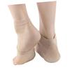 FRCOLOR 3pairs Heel -Crack Gel Socks for Women and Men Moisturizing Breathable Ankle Protectors Silk Stockings to Prevent Cracks and Provide Comfort Khaki view 3