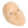JTLB Makeup Practice Face with Plastic Stand 5D Silicone Full Face Makeup Practice BoardReusable Mannequin Tool for Beginner (White Skin) view 2