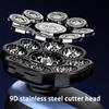 Head Shaver for Men, 6 in 1 Electric Shaver for Men 9D Independently Floating Cutter Head Waterproof Razor Multifunction USB Charging Trimmer view 3