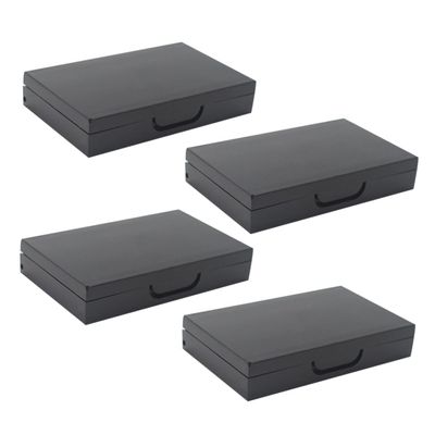 FRCOLOR 4pcs Mini Empty Eyeshadow Box with Compartments Travel-friendly Diy Palette for Daily Makeup Compact Design for Easy Carrying for Personal and Professional Use