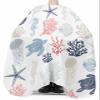 Coastal Starfish Barber Cape,Salon Hair Cutting Cape for Women,Men,Kids,Adults,Haircut Cape with Adjustable Elastic Neckline Hairdressing Stylist Cape Accessories Turtle Jellyfish Coral Shell Seahorse view 3