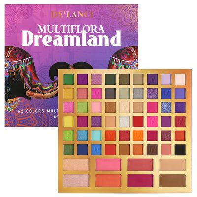 Afflano Big Makeup Palette for Brown Green Eyes, All in One Large Eyeshadow Makeup Palette 62 Colors, Professional Durable Colorful Eye Shadow Pallet for Beginners Old Women Halloween Bruise Cosplay