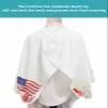 4th Of July Barber Cape,Salon Hair Cutting Cape for Women,Men,Kids,Adults,Haircut Cape with Adjustable Elastic Neckline Hairdressing Stylist Cape Accessories Farmhouse Garden Floal Bird Red Blue White view 4