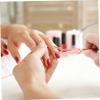 FOMIYES 8pcs Precision Nail Tweezers Angled and Tips Professional Manicure Tool Stainless Steel Nail Shaper Easy to Use and Maintain view 3