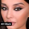 Kaely Black Waterline Pencil Eyeliner, Sharpenable Multi-Use Gel Eyeliner Pencil, Eye Liner Waterproof Smudge proof, Smooth Eye Makeup Liners, delineador de ojos contra el agua, 01 view 2