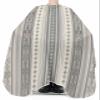 Boho Stripes Barber Cape,Salon Hair Cutting Cape for Women,Men,Kids,Adults,Haircut Cape with Adjustable Elastic Neckline Hairdressing Stylist Cape Gown Accessories Beige Geometric Modern Flower Stripe view 3