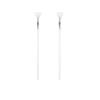 TEONEI Fan Mascara Brushes Eyelash Eyebrow Brush Makeup Brush Eye Lashes Makeup Tools Eyelash Brushes Eyebrow Brushes Eye Shadow Brushes,2Pcs (White) view 1