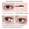 TEONEI Fan Mascara Brushes Eyelash Eyebrow Brush Makeup Brush Eye Lashes Makeup Tools Eyelash Brushes Eyebrow Brushes Eye Shadow Brushes,2Pcs (White) view 2