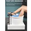 26L Spa Foot Massage Tub, Bubble Surf Foot Wash Bucket, Double Colorful Lights Footbath, All-in-one 360 Rotary Salon Equipment, Adjustable Temperature Portable Foot Massage Tub view 2