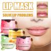 4 Pcs Honey Lip Balm, Strawberry Apple Watermelon Lip Mask, Moisturizing Lip Sleeping Mask, Hydrate Repair Prevent Dry Cracked Lip (Honey+Strawberry+Apple Lime+Watermelon) view 2