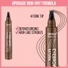 iMethod Microblading Eyebrow Pen - Eyebrow Pencil Magical Upgraded Eye Brow Pencils for Women with 4 Fork Tip & Spoolie Brush for Natural-Looking Hair-Like Defined Brows, Last All-Day, Black Brown view 4