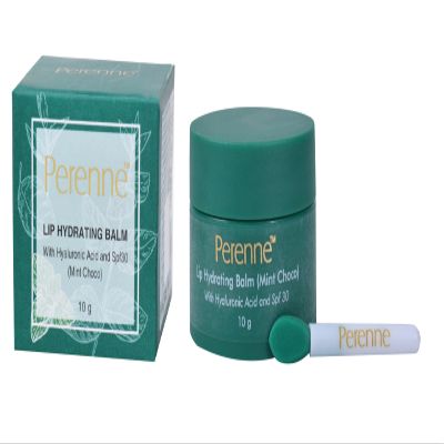 Perenne Lip Hydrating balm For (Mint Choco) With Hyaluronic acid and SPF (10 gm)