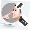 FRCOLOR Stainless Steel Nose Hair Trimmer and Eyebrow Clipper Tool with Storage Case for Men and Women Durable and Portable Nasal Hair Remover Multipurpose Grooming Tool for view 3