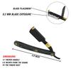 Generic Professional Grade Straight Edge Handmade Shaving Razor in Stainless Steel, Black, and Gold, New Wooden Design Black and Gold, In Picture view 3