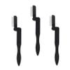 FRCOLOR 3pcs Mini Eyebrow Comb and Eyelash Brush Foldable Steel Lashes Separator for Women Beauty Tool for Precise Mascara Application and Eyebrow Grooming view 1