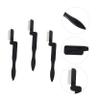 FRCOLOR 3pcs Mini Eyebrow Comb and Eyelash Brush Foldable Steel Lashes Separator for Women Beauty Tool for Precise Mascara Application and Eyebrow Grooming view 3