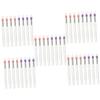 MAGICLULU 40pcs Lip Mask with Lid Transparent Eyeshadow Lipstick Brushes for Travel Daily Use Easy to Carry Makeup Tools for Precision Application view 1