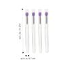 MAGICLULU 40pcs Lip Mask with Lid Transparent Eyeshadow Lipstick Brushes for Travel Daily Use Easy to Carry Makeup Tools for Precision Application view 3