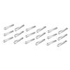 MAGICLULU 18pcs Stainless Steel Manual Tweezers Hair Clip Lash Remover for Extensions Blackheads view 1