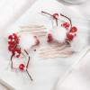 1pcs Rabithenn Plum Blossom Hairpin Chinese Hanfu Style Hair Fork Retro Flower with Resin Handmade Hair Clip Hair Accessories for Women Girls Long Hair (Plum blossom) view 4