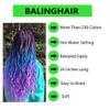 Braiding Hair Blue of Lake Braid Hair Extensions for Box Braids Hot Water Setting High Temperature Synthetic Fiber (A30-1Pack) view 4