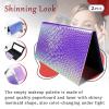 FixlyFido 2 Packs Magnetic Makeup Palette Empty - Large Mermaid Palette with Mirror - Magnetic Palette for Storage & Travel view 4