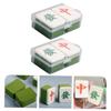 MAGICLULU 16pcs Mahjong Makeup Powder Puff Dual Use Beauty Blending Sponges for Liquid Hydrophilic Material Easy to Hold for Women Makeup Applications view 2