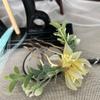 1 pcs Rabithenn Narcissus with leaves Hairpin Chinese Hanfu Style Hair Fork Retro Flower with Resin Handmade Hair Clip Hair Accessories for Women Girls Long Hair (Narcissus) view 4