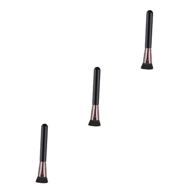 MAGICLULU 3pcs Professional Makeup Artist Brush Flat Top Brush for Foundation for Makeup Artists