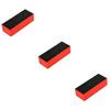 NOLITOY 30pcs Sided Nail Buffers Washable Sponge Nail Files for Manicure and Art Black and Red Design for Natural and False view 1