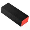 NOLITOY 30pcs Sided Nail Buffers Washable Sponge Nail Files for Manicure and Art Black and Red Design for Natural and False view 3