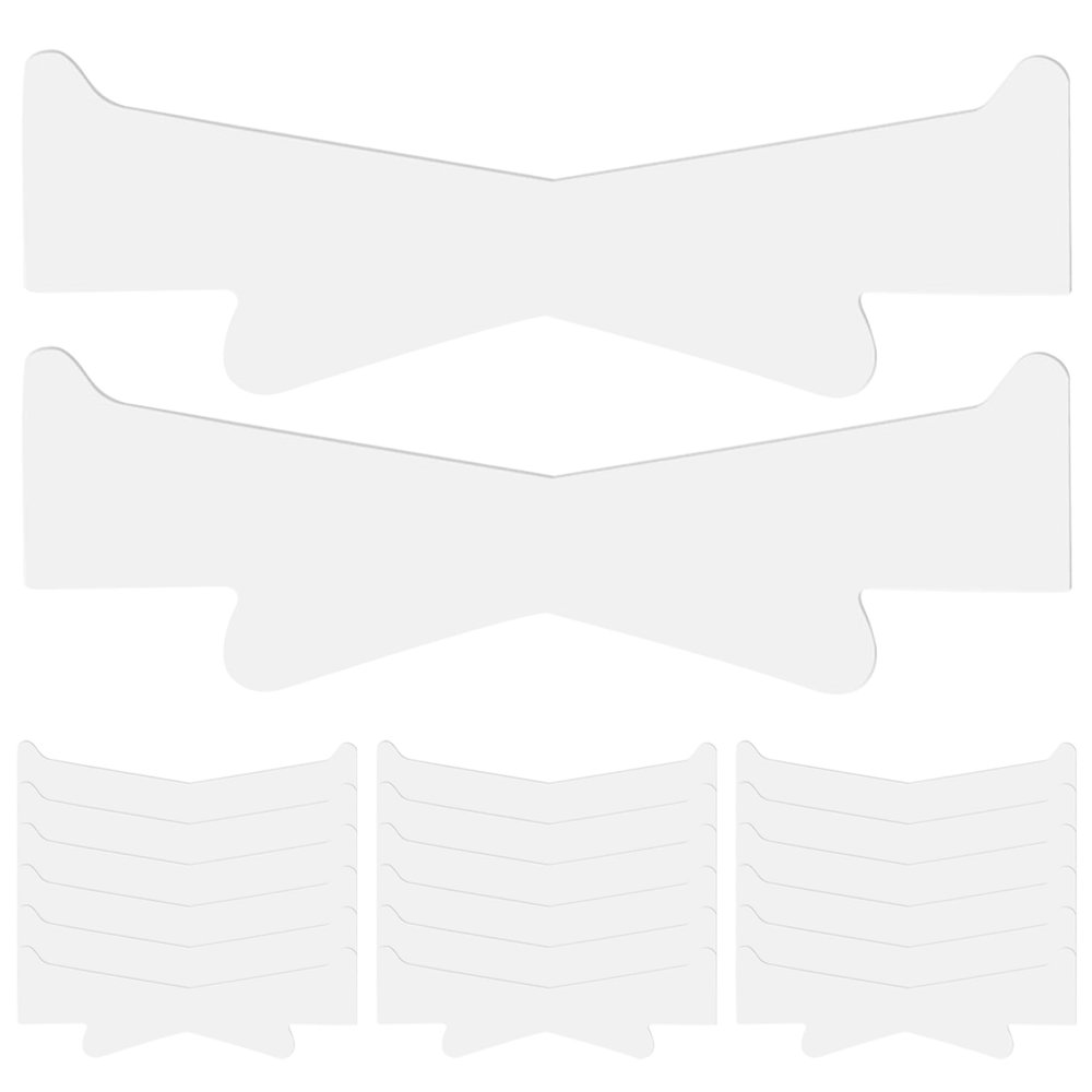 KUYYFDS Neck Lift Tape 20Pcs Elastic Breathable Neck Strips Self-adhesive Neck Tape Portable Sweatproof Wrinkle Removing Neck Tightening Tape Semitransparent