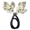 Hair Bun Maker Vintage Calla Lily Flower Hair Clip Alloy Bun Maker for Long Hair Elegant Exquisite Women DIY Hairstyles Accessories view 3