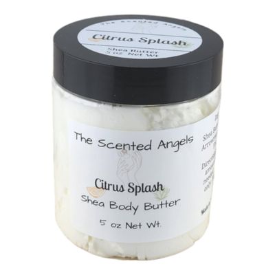 5 oz Citrus Splash Whipped Shea Body Butter, Moisturizing Cream for Women and Men, Mother's Day and Birthday Gift, Year-Round Moisturizer Cream