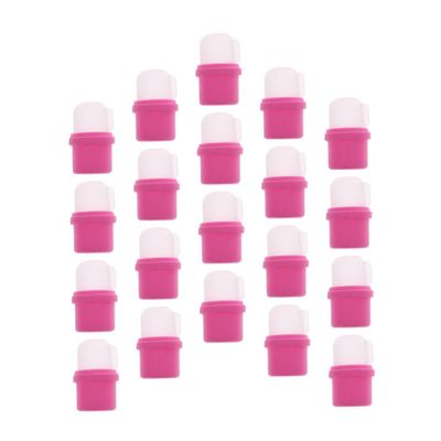 NOLITOY 40pcs Nail Soaker Covers Multi-use Manicure Hand Pedicure Accessory Soft Fit Nail Remover Pads