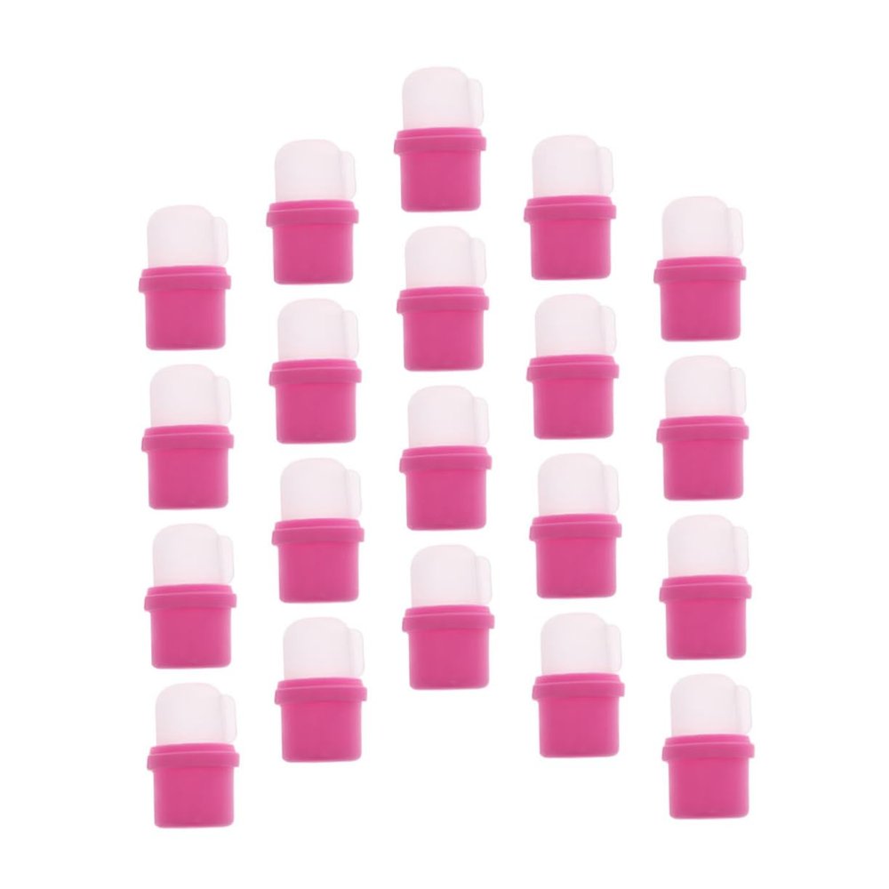 NOLITOY 40pcs Nail Soaker Covers Multi-use Manicure Hand Pedicure Accessory Soft Fit Nail Remover Pads