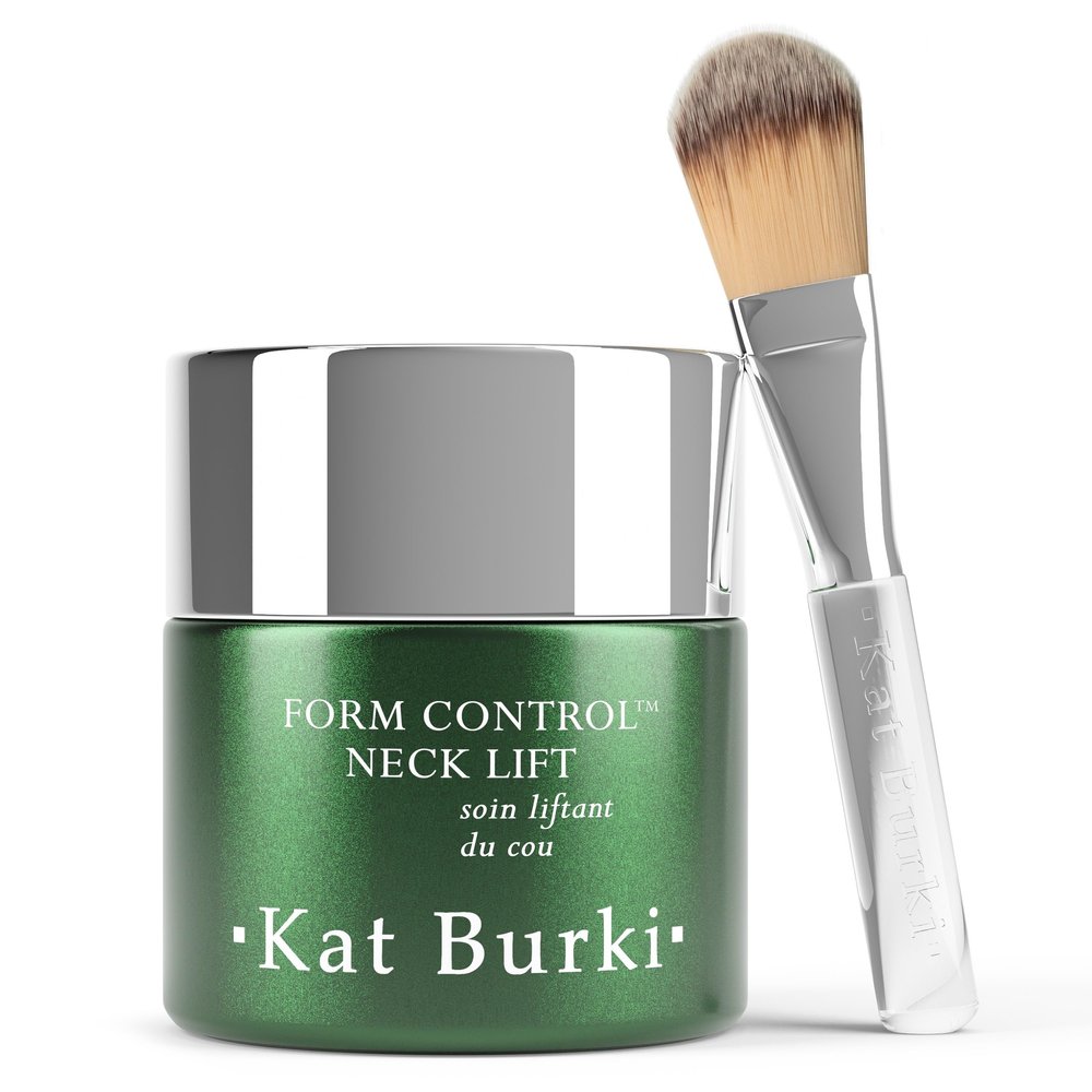 KAT BURKI Form Control Neck Lift Serum with Marine Collagen, Niacinamide & Silk Amino Acids for Firming, Lifting Hydration and Contour, 2 Fl Oz